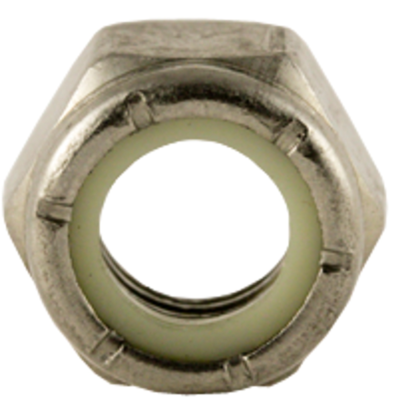 Picture of Brighton Best 310013 #8-32 Unc Nm (Standard) Nylon Insert Locknuts Coarse Stain A2 (18-8)